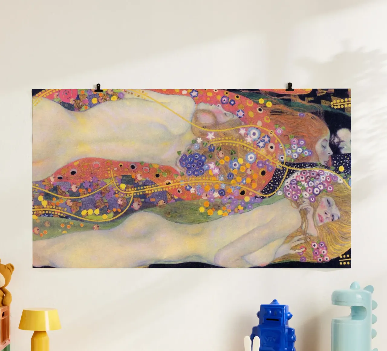 Serpenti d'acqua II (1907) di Gustav Klimt poster da Venus Art