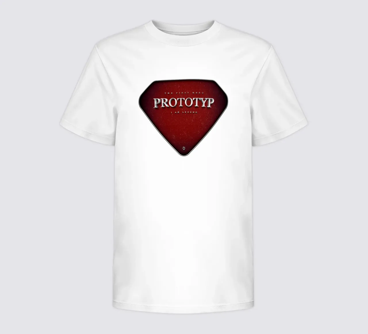 Prototype - De eerste held kinder t-shirt van Black Sign Artwork