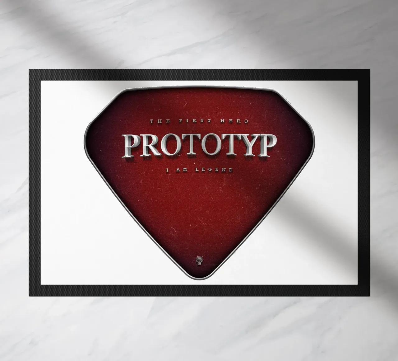 Prototype - The Firts Hero product.type.doormat common.byCreator Black Sign Artwork