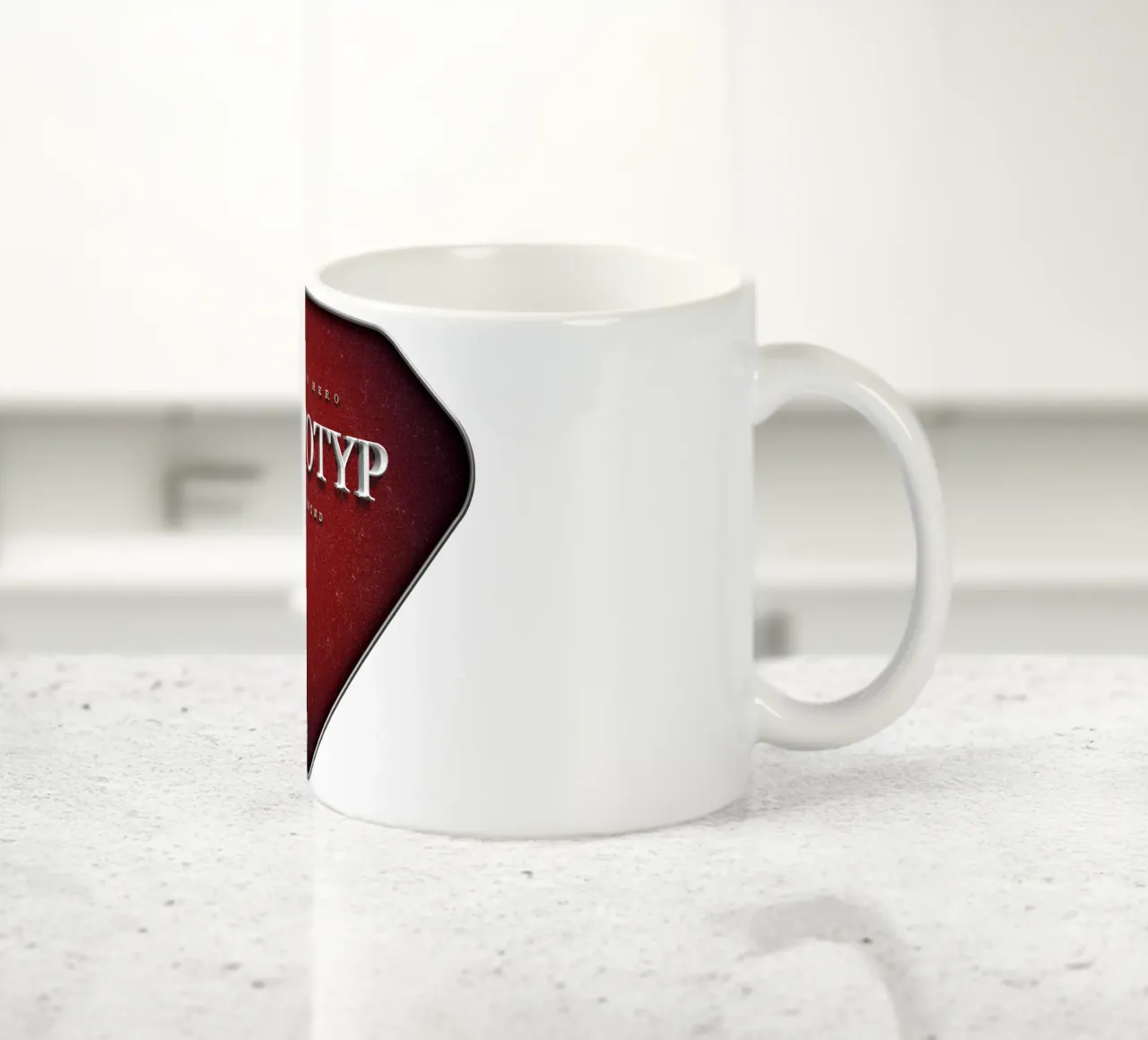 Prototipo - Il primo eroe tazza in ceramica da Black Sign Artwork