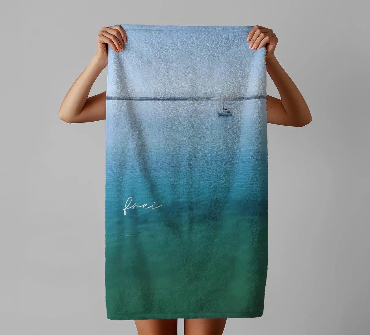 libre (voilier) serviette de bain de Frida + frei