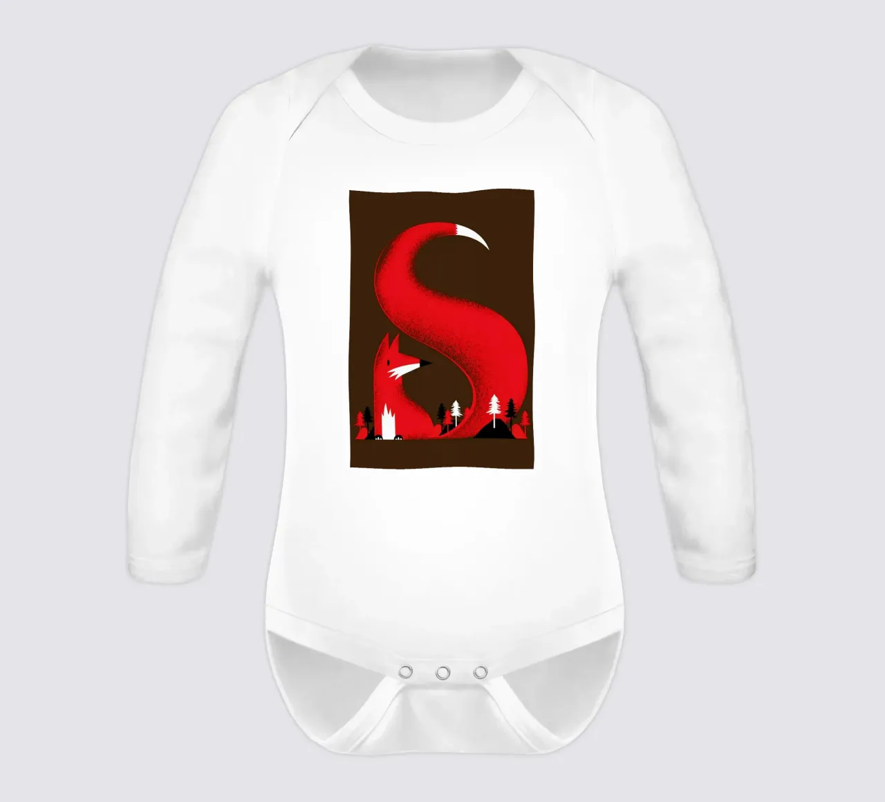 S like Fox long-sleeve baby romper by Róbert Farkas