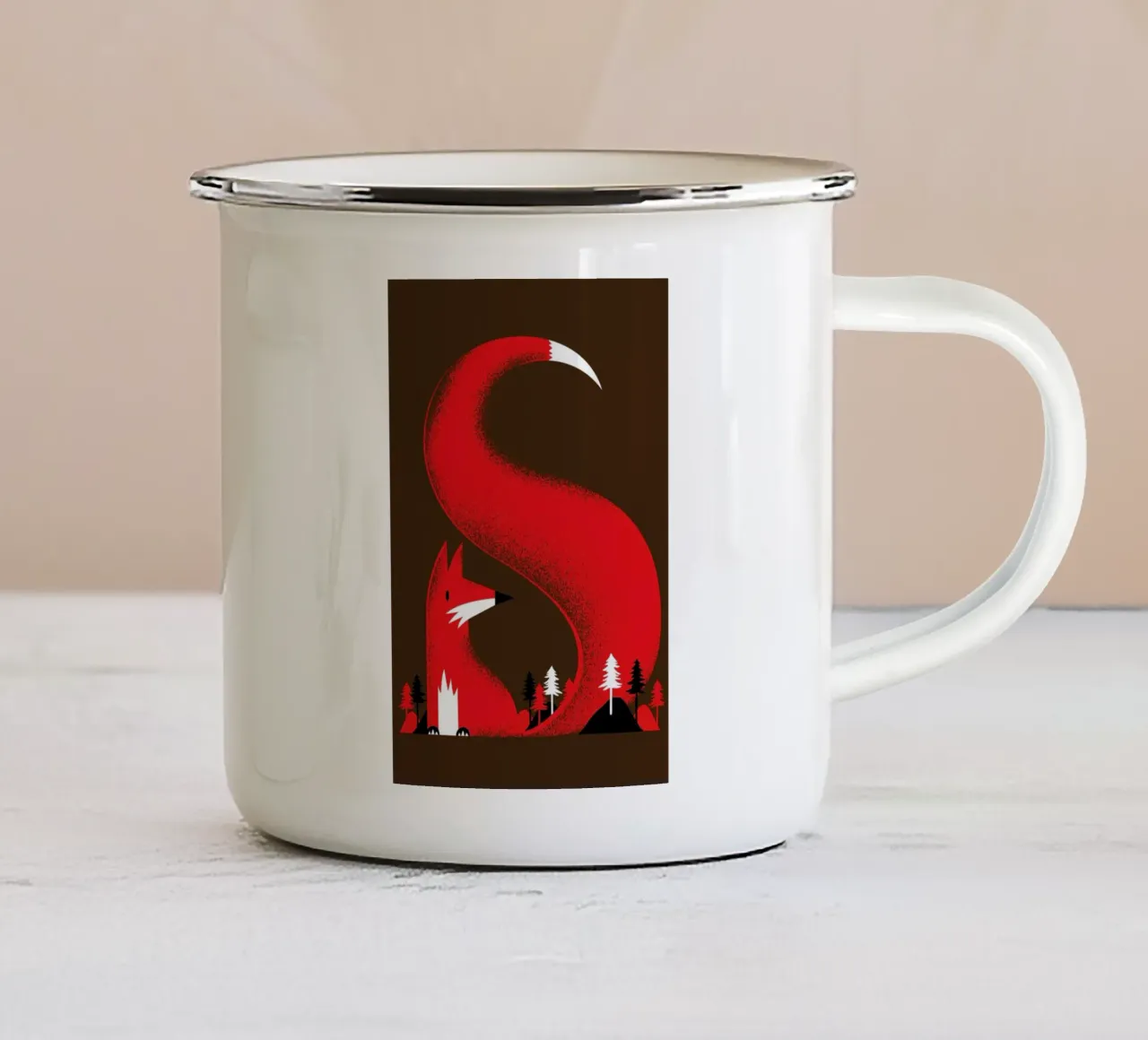 S like Fox tazza in smalto da Róbert Farkas