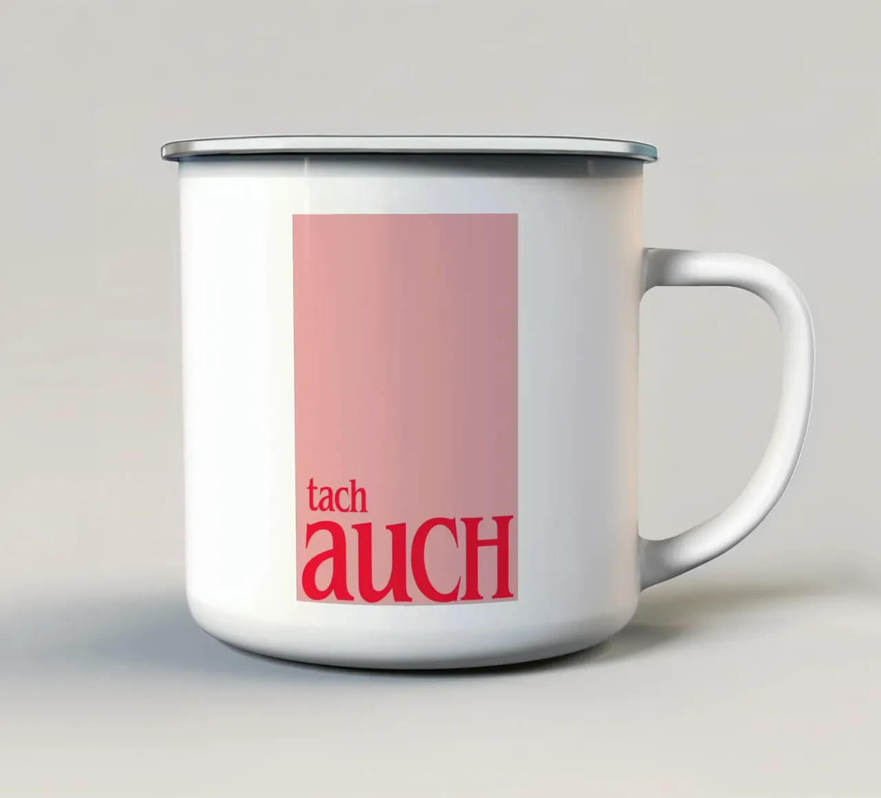 Ancora una volta, ciao tazza in smalto da Attaboy Dsgn