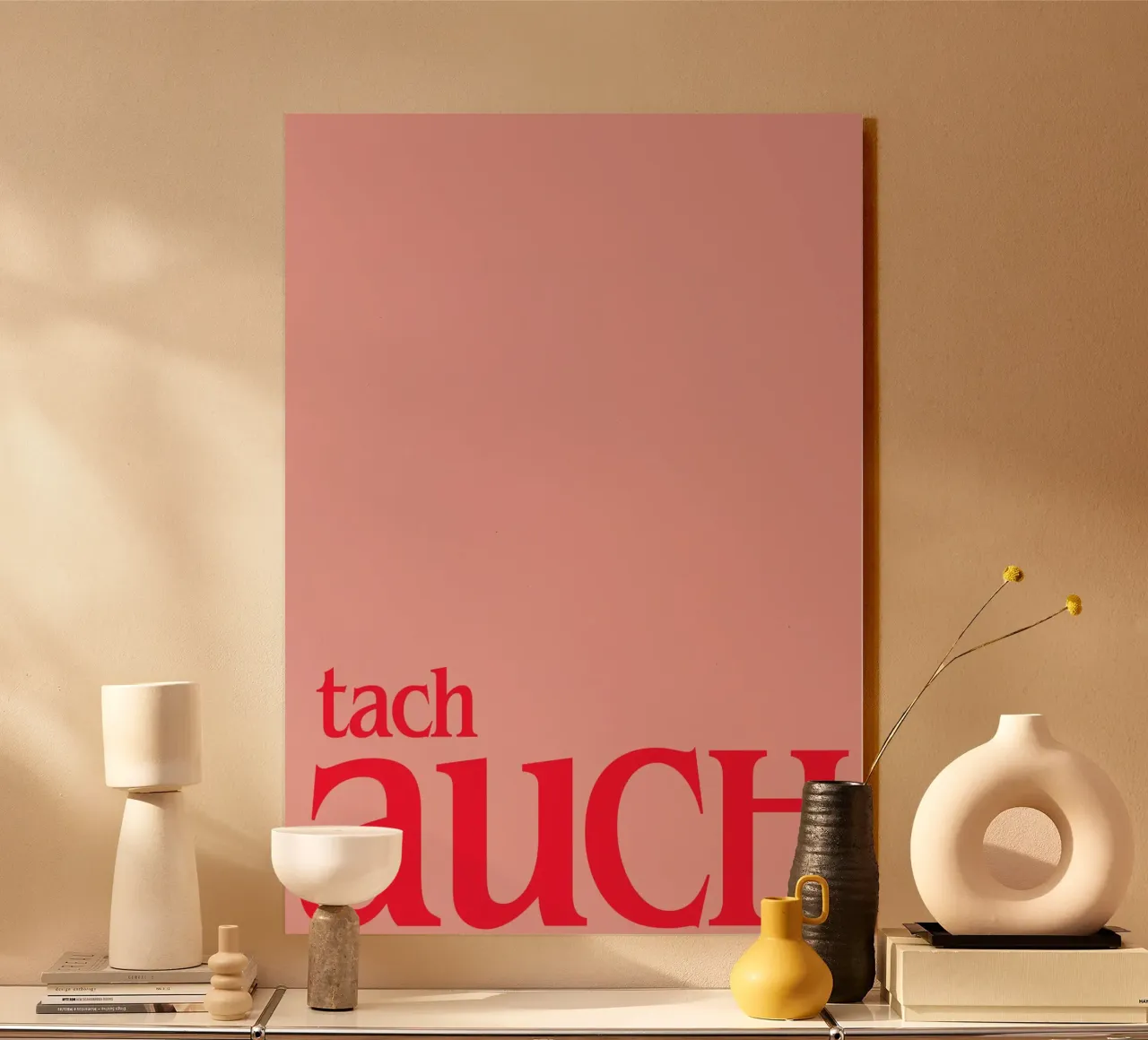 Ancora una volta, ciao alluminio dibond da Attaboy Dsgn