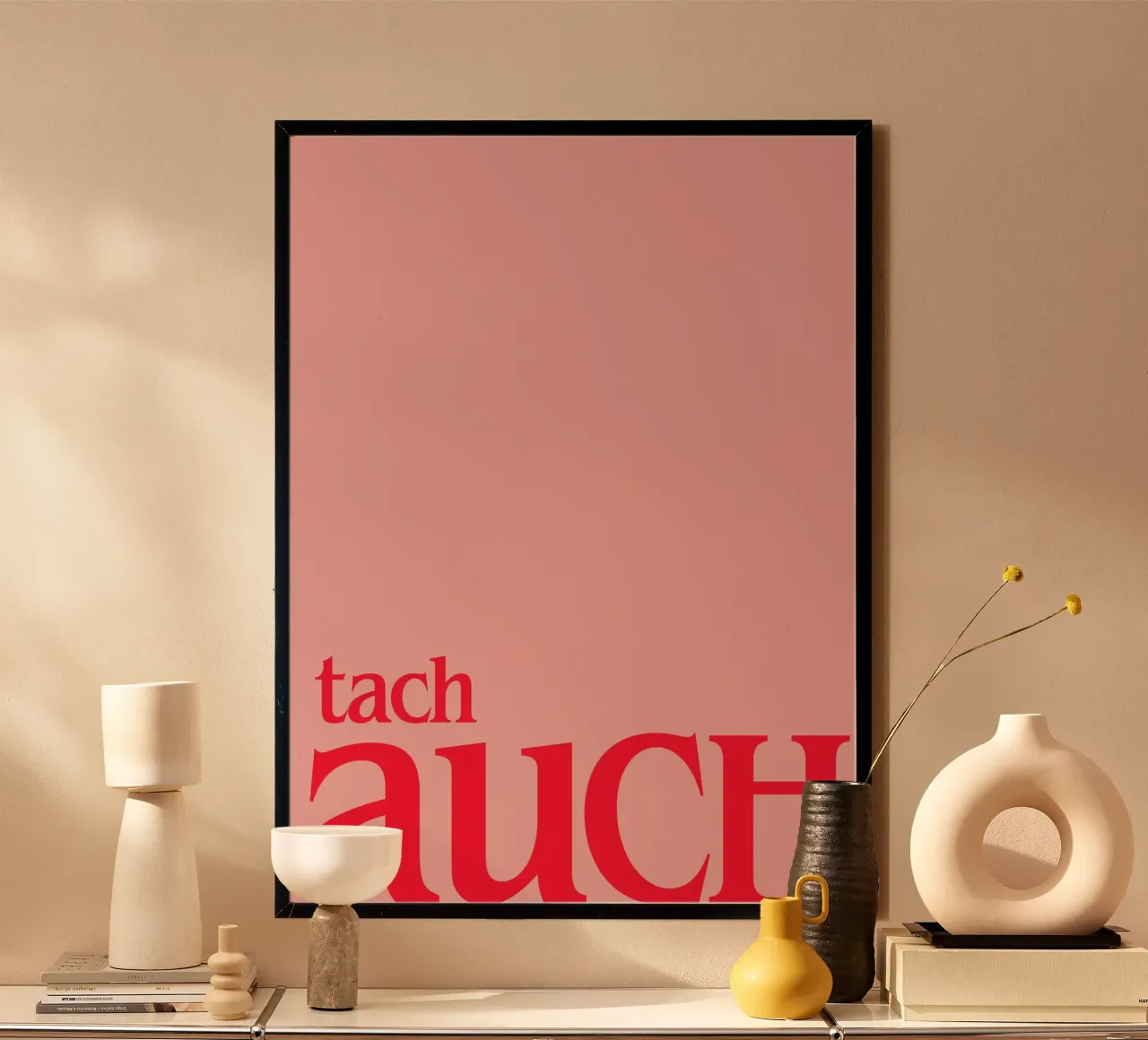 Ancora una volta, ciao poster con telaio in plastica da Attaboy Dsgn