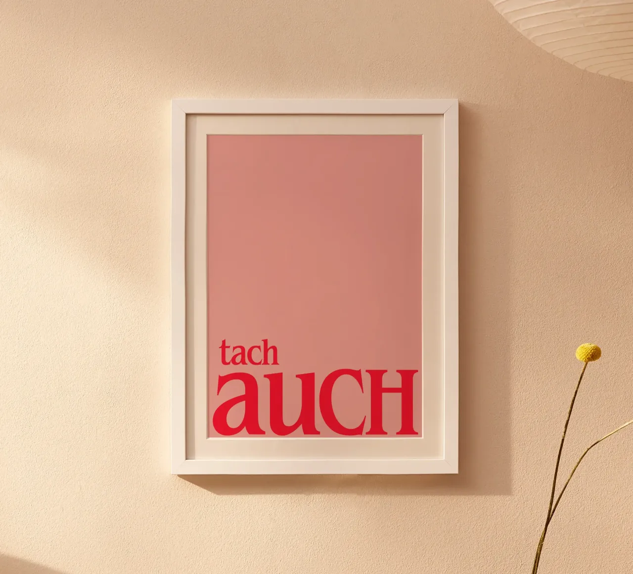 Ancora una volta, ciao poster con telaio in plastica da Attaboy Dsgn