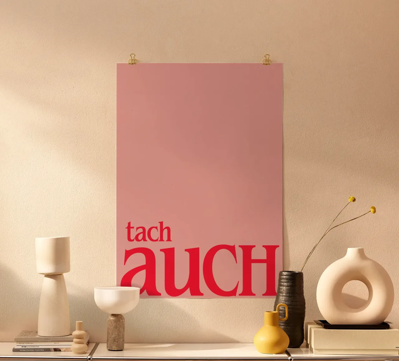 Ancora una volta, ciao poster con telaio in plastica da Attaboy Dsgn