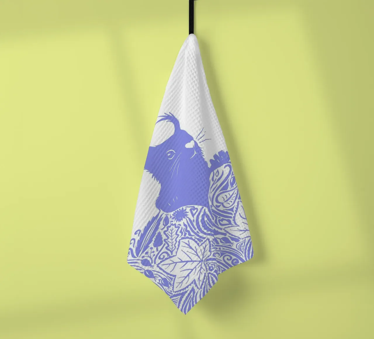 Scoiattolo in autunno - viola chiaro canovaccio da cucina da PaperLine Art