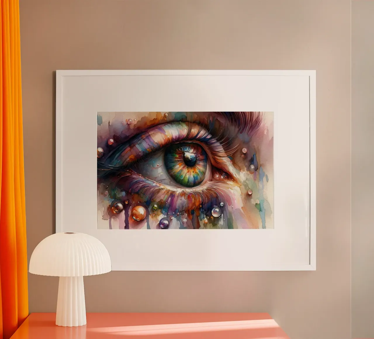 Visione vibrante per gli occhi poster da Chromatic Fusion Studio