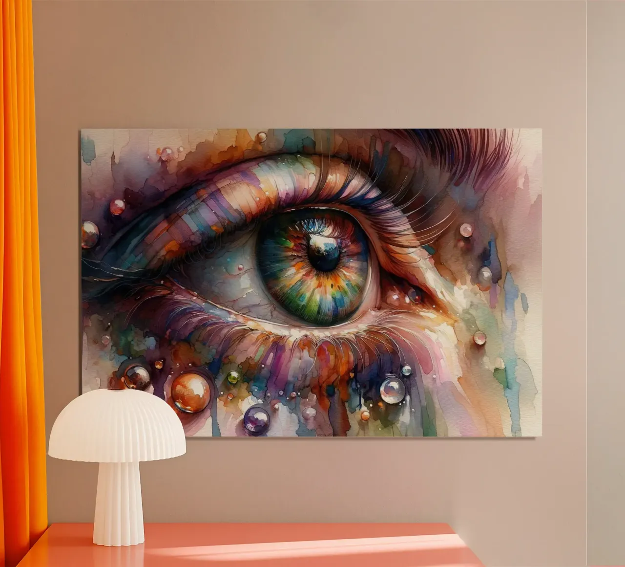 Visione vibrante per gli occhi poster da Chromatic Fusion Studio