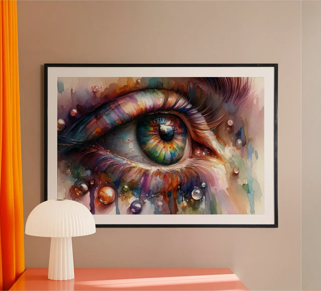 Visione vibrante per gli occhi poster da Chromatic Fusion Studio