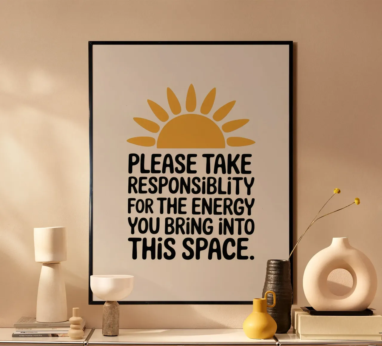 RESONANCE poster con telaio in plastica da 20 Farben