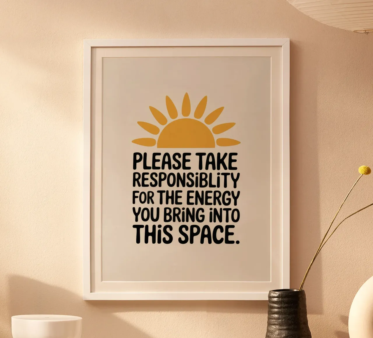 RESONANCE poster con telaio in plastica da 20 Farben