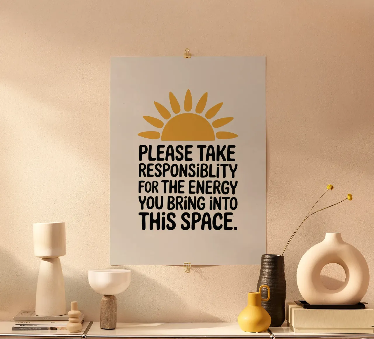 RESONANCE poster con telaio in plastica da 20 Farben