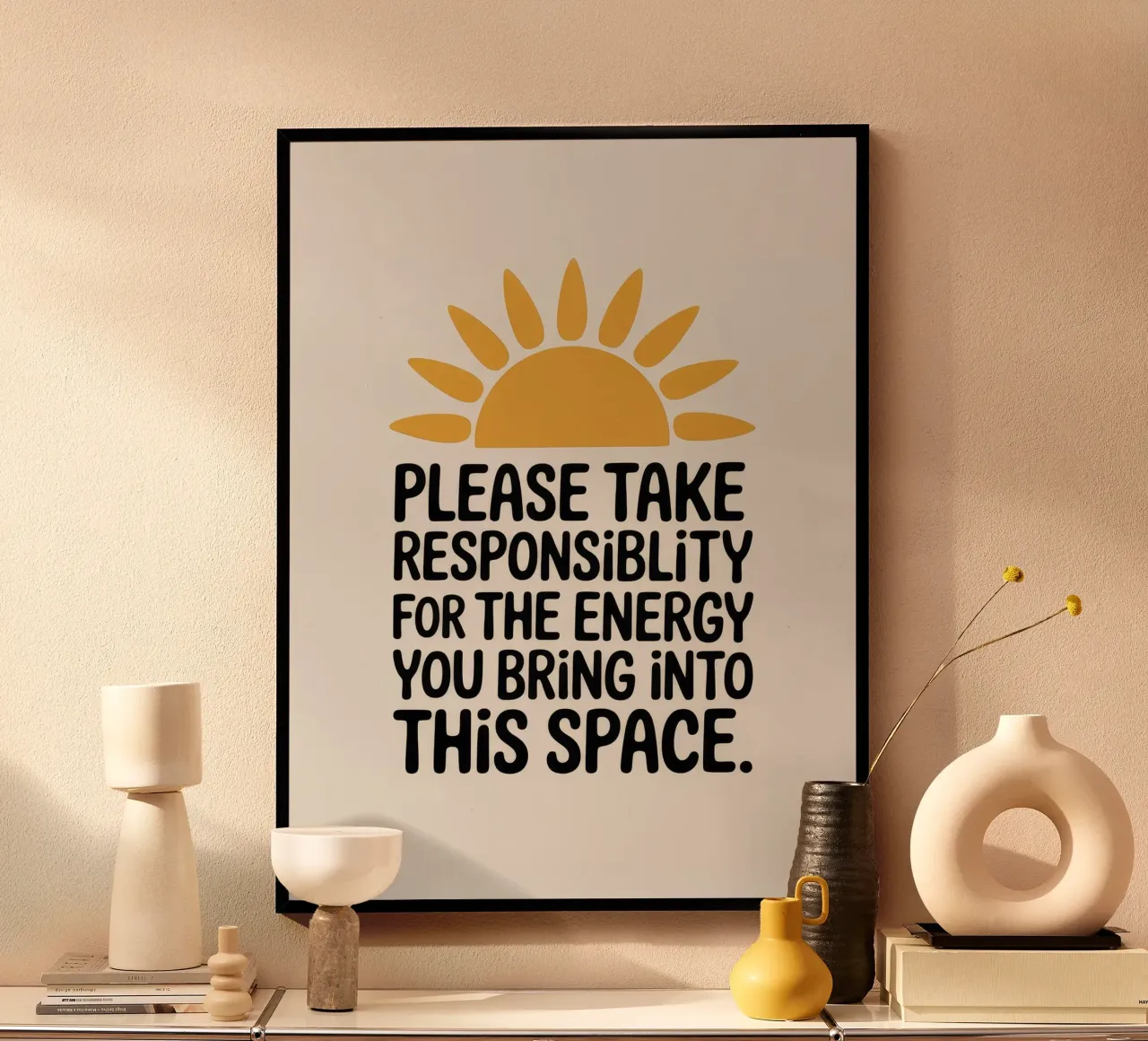 RESONANCE poster con telaio in plastica da 20 Farben