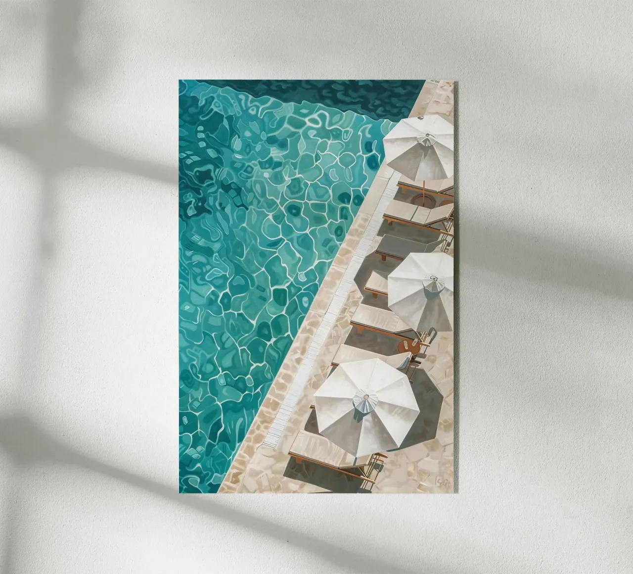 Aqua Tranquility plexiglass da Mosaic Dialogue