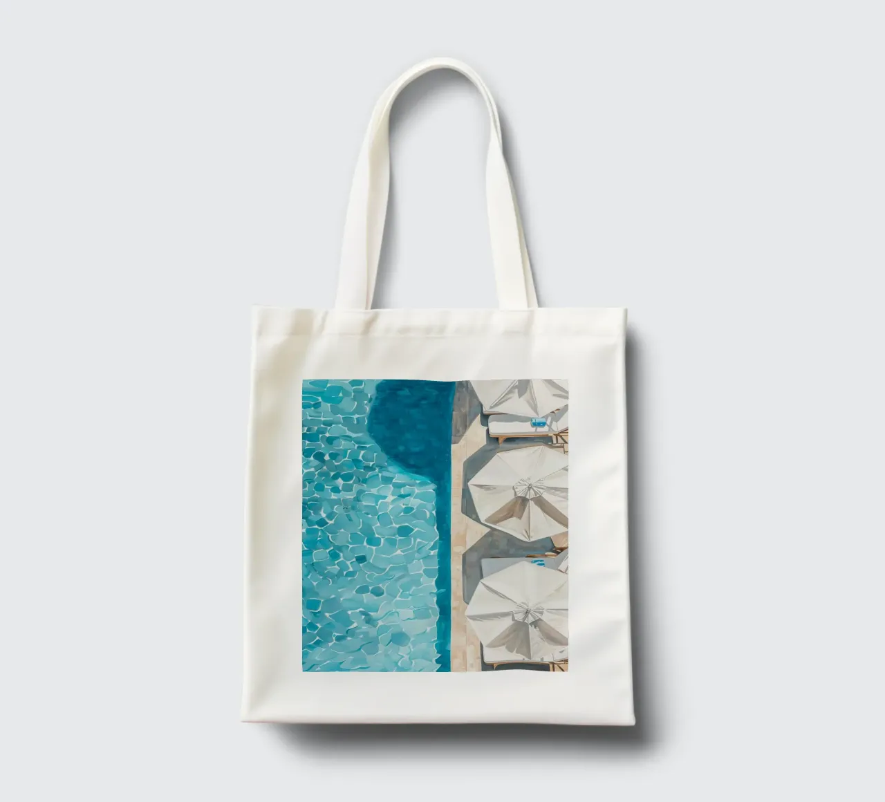 Whispers of the Poolside borsa in juta da Mosaic Dialogue