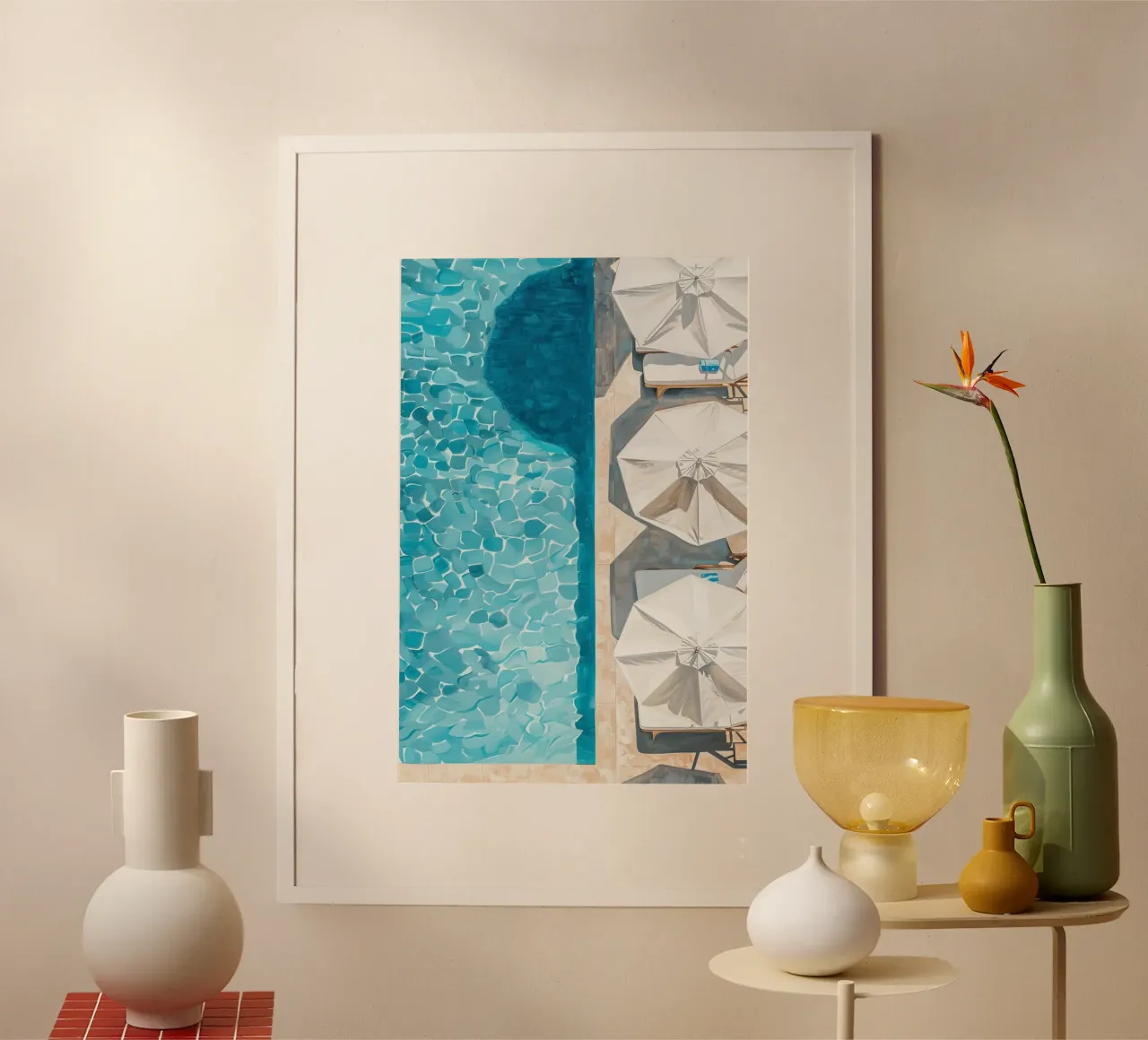 Whispers of the Poolside poster da Mosaic Dialogue