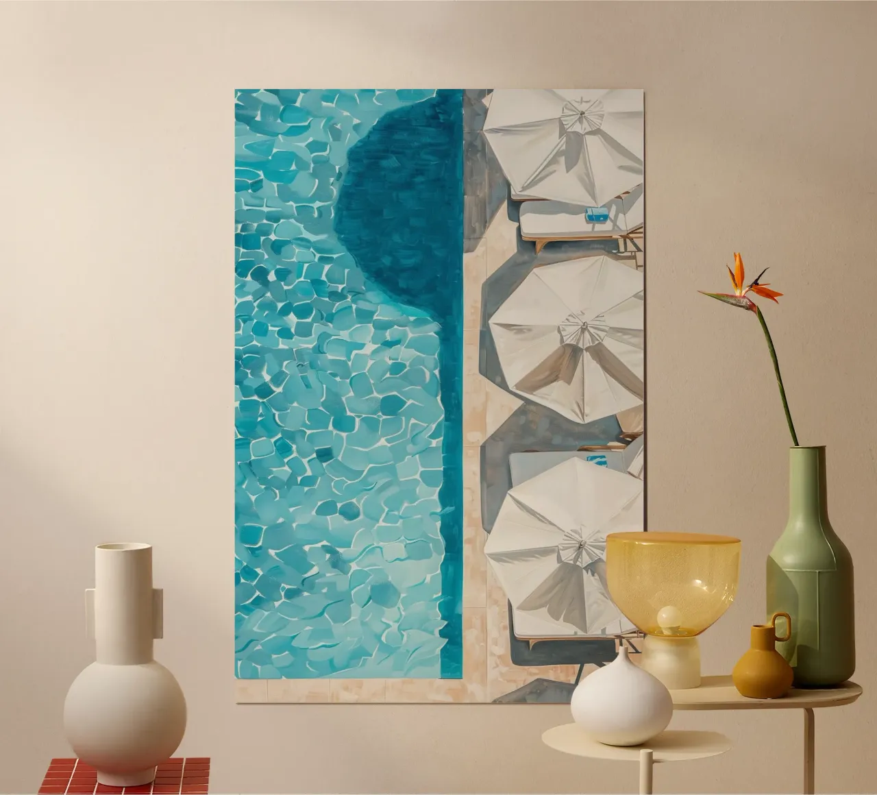 Whispers of the Poolside poster da Mosaic Dialogue