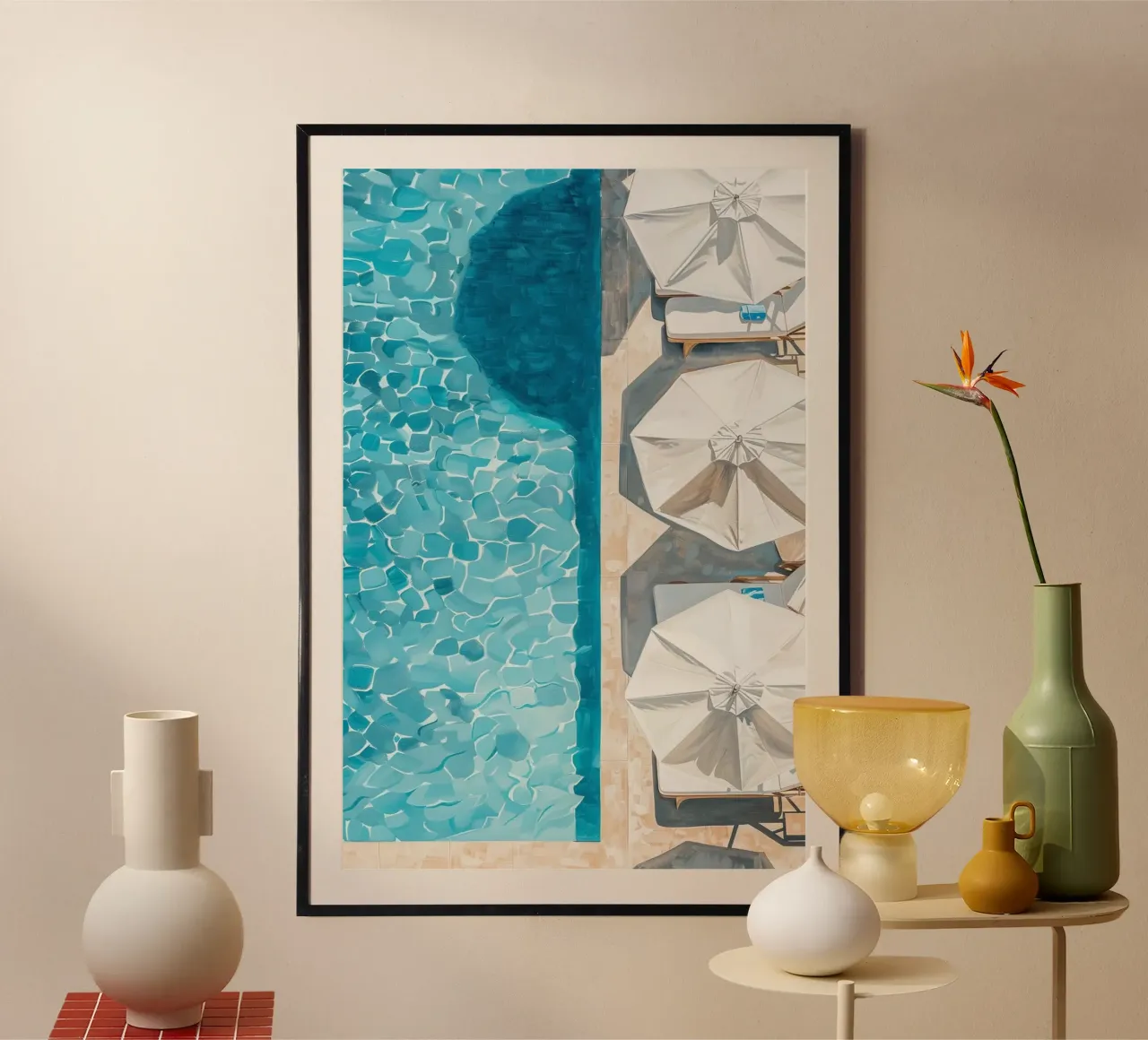 Whispers of the Poolside poster da Mosaic Dialogue