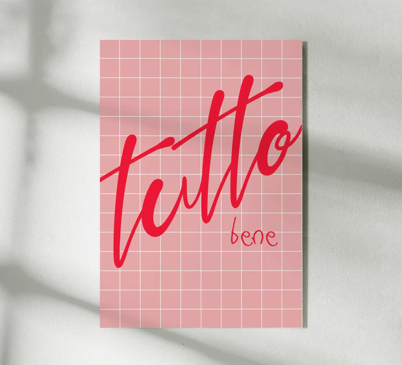 Tutto Bene plexiglass da Attaboy Dsgn