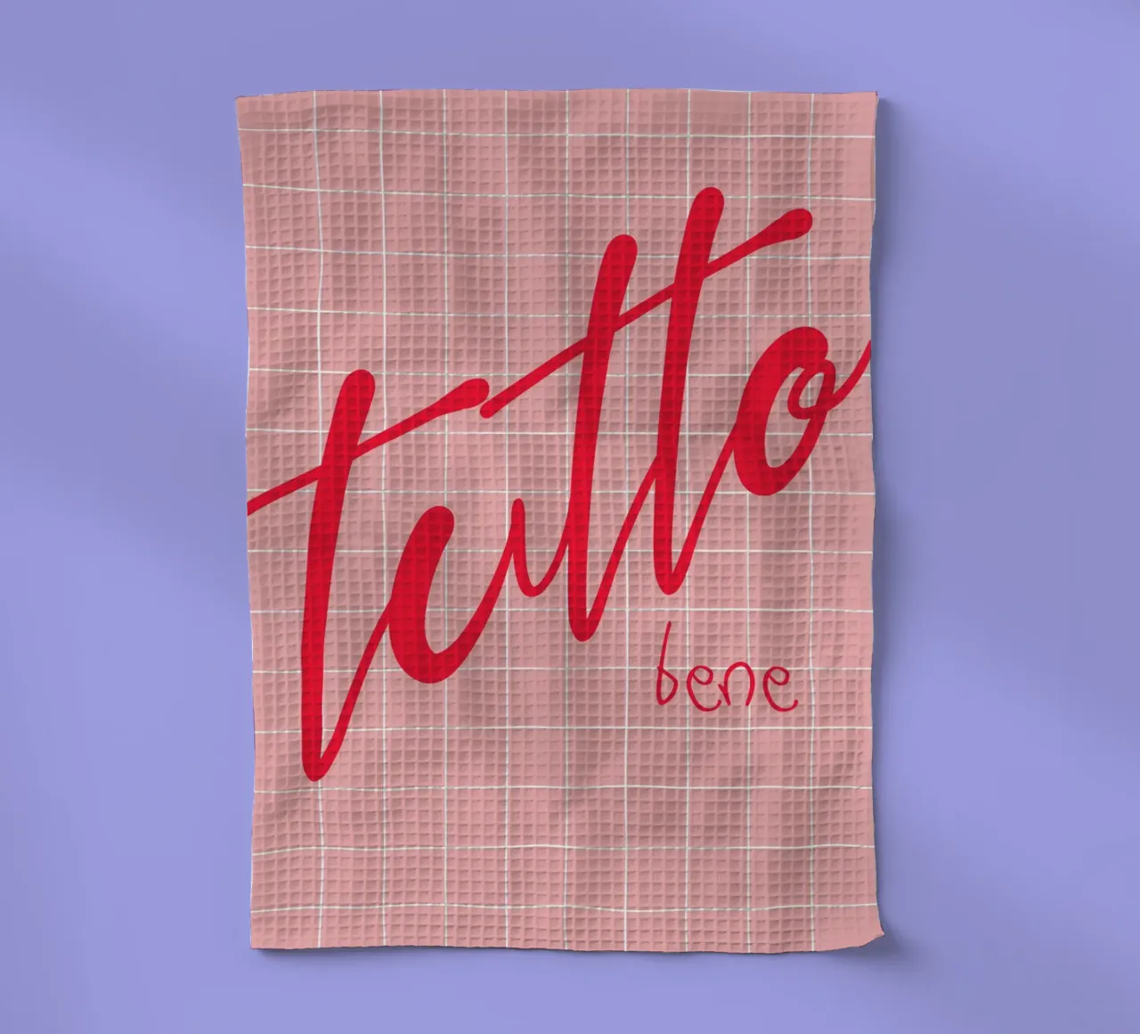 Tutto Bene canovaccio da cucina da Attaboy Dsgn