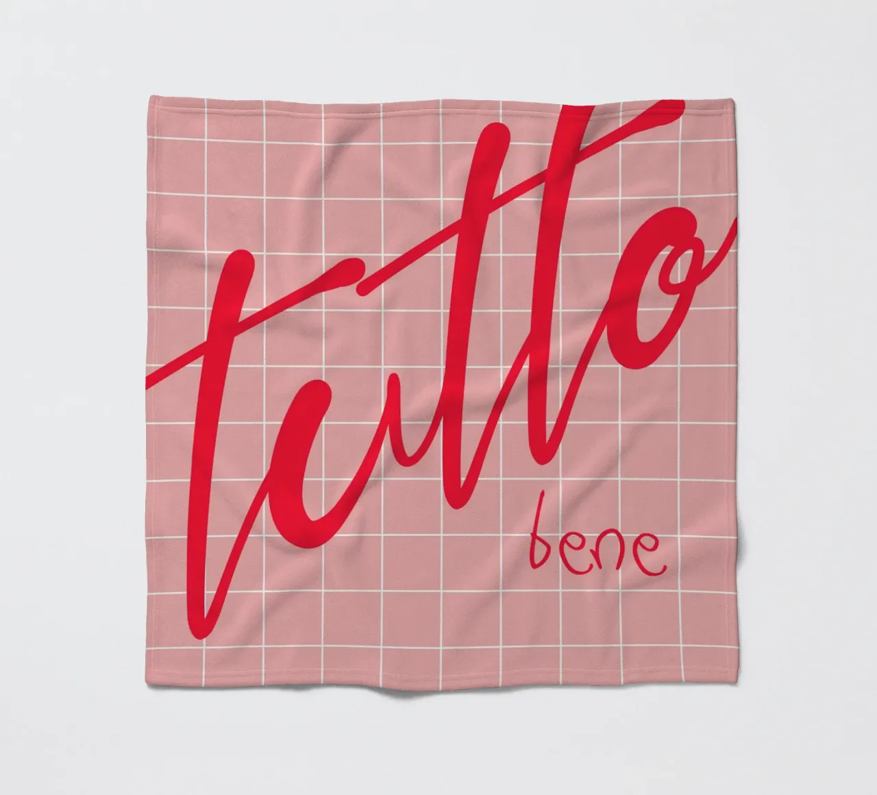 Tutto Bene coperta in pile da Attaboy Dsgn