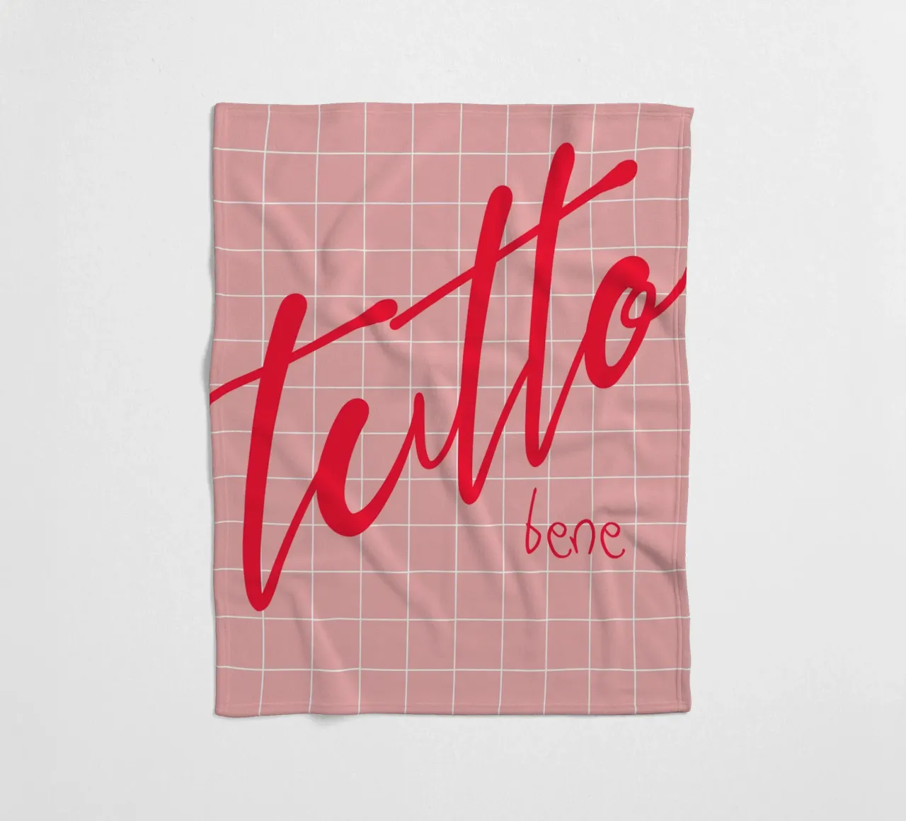 Tutto Bene coperta in pile da Attaboy Dsgn