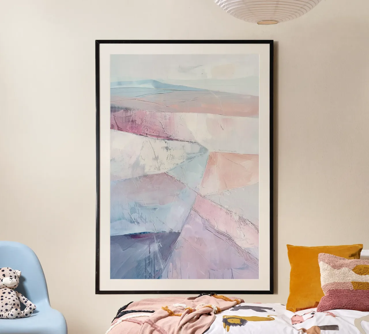 Soft Horizons poster con telaio in plastica da Mosaic Dialogue