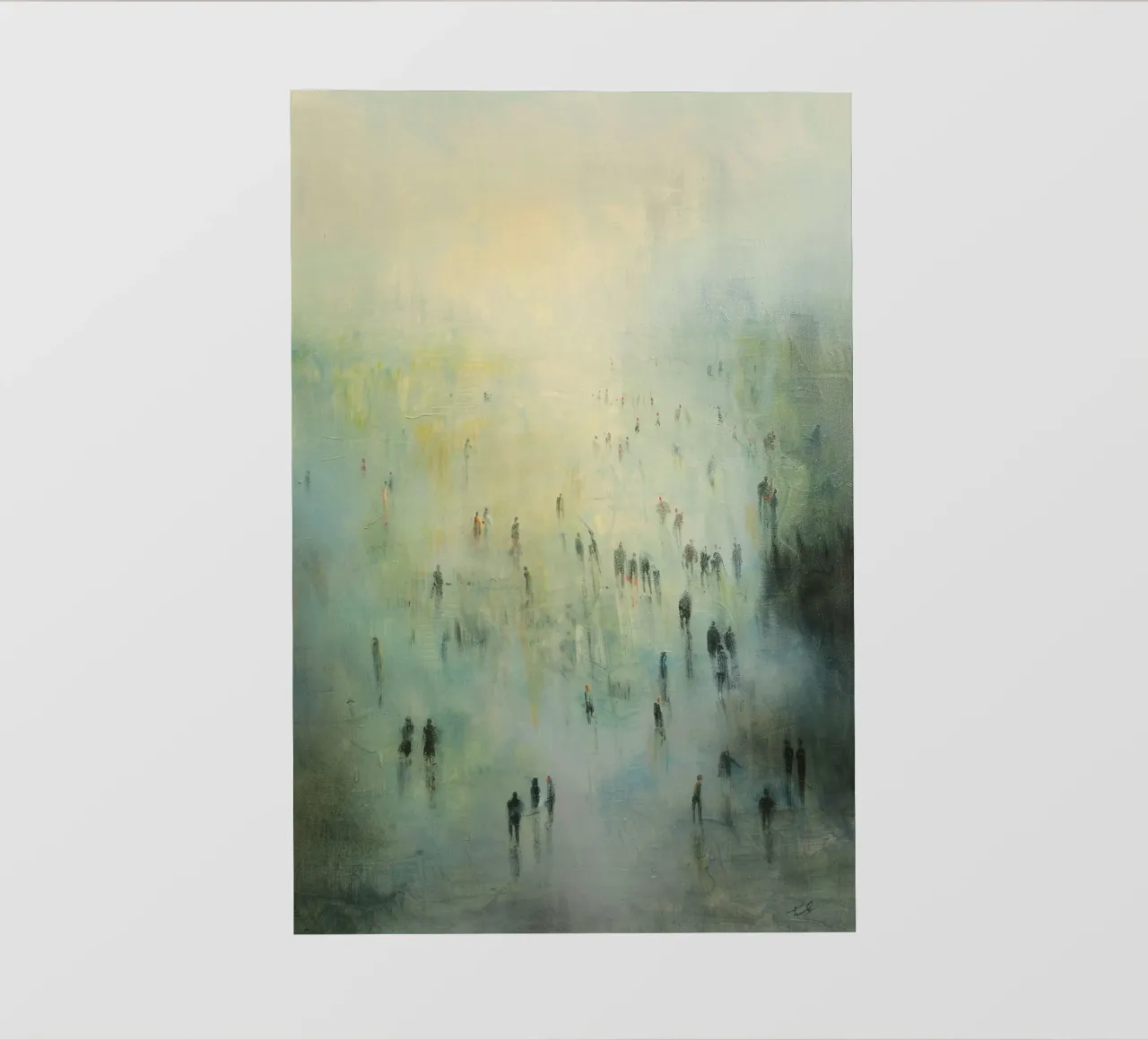 Mist of the Crowd telo in pvc da Mosaic Dialogue
