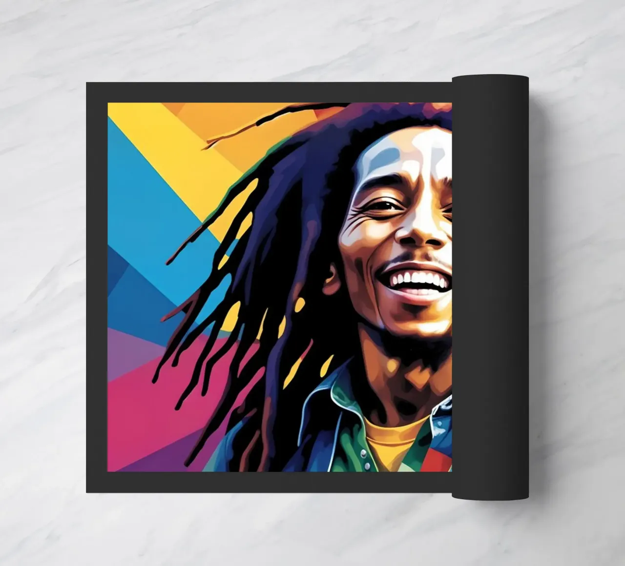 Bob Marley suonare la chitarra wpap art zerbino da BONANZA