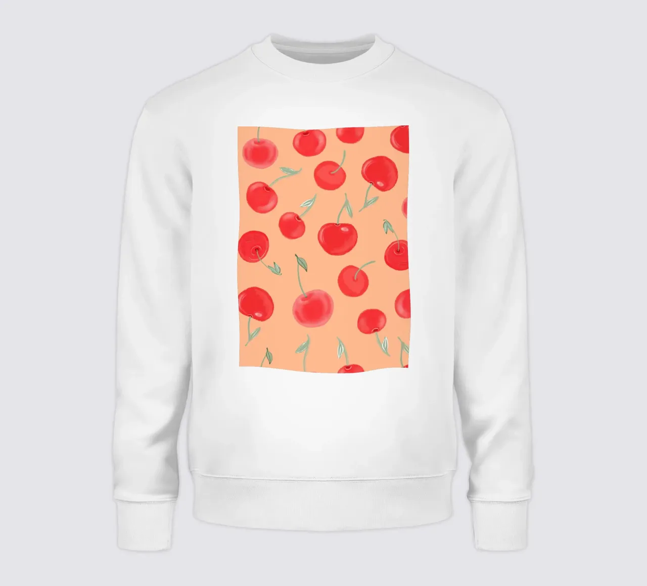 Modello Berry Burst color arancio fragola felpa da gulsengunel