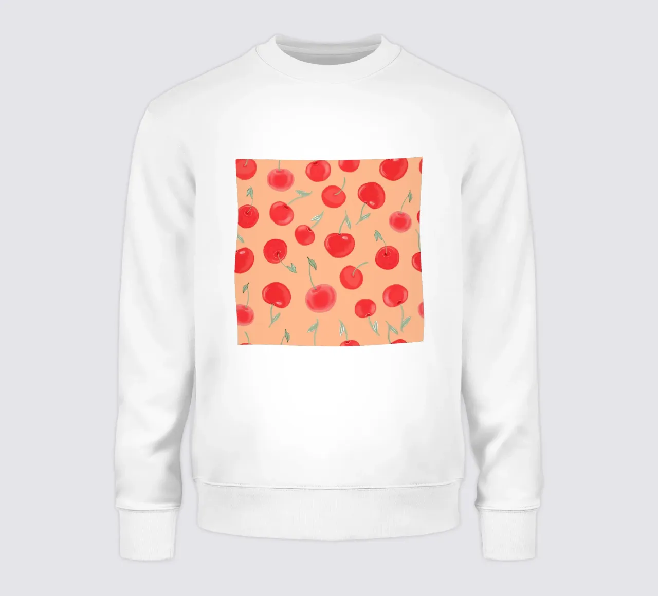 Modello Berry Burst color arancio fragola felpa da gulsengunel