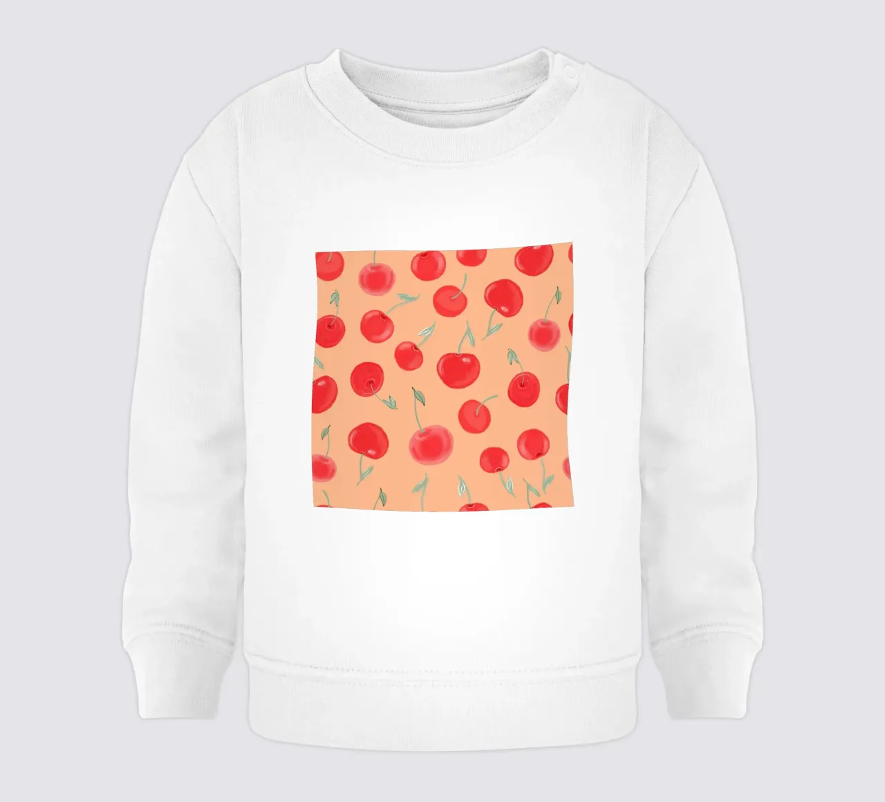 Modello Berry Burst color arancio fragola felpa neonato da gulsengunel