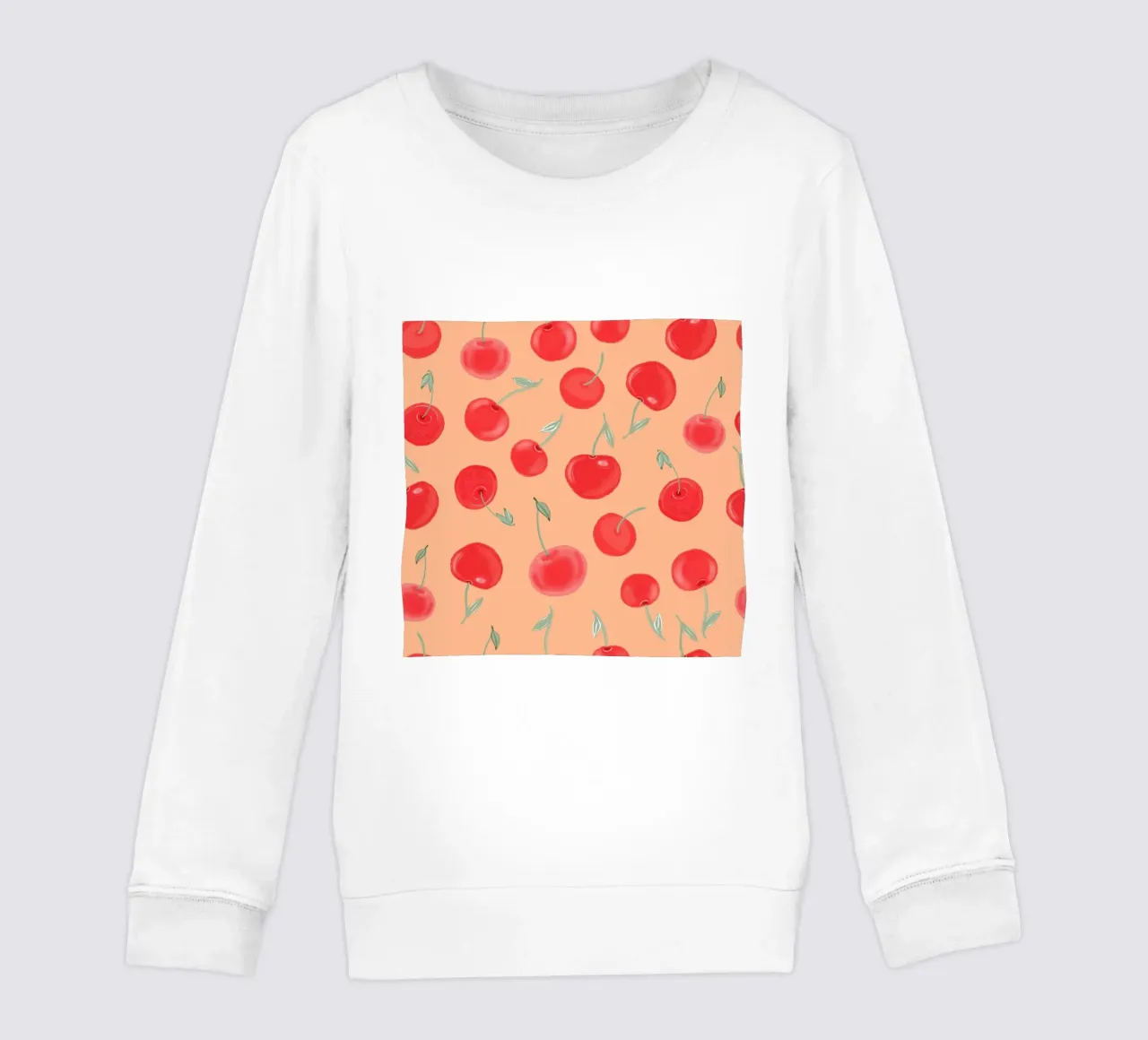 Modello Berry Burst color arancio fragola felpa bambino da gulsengunel