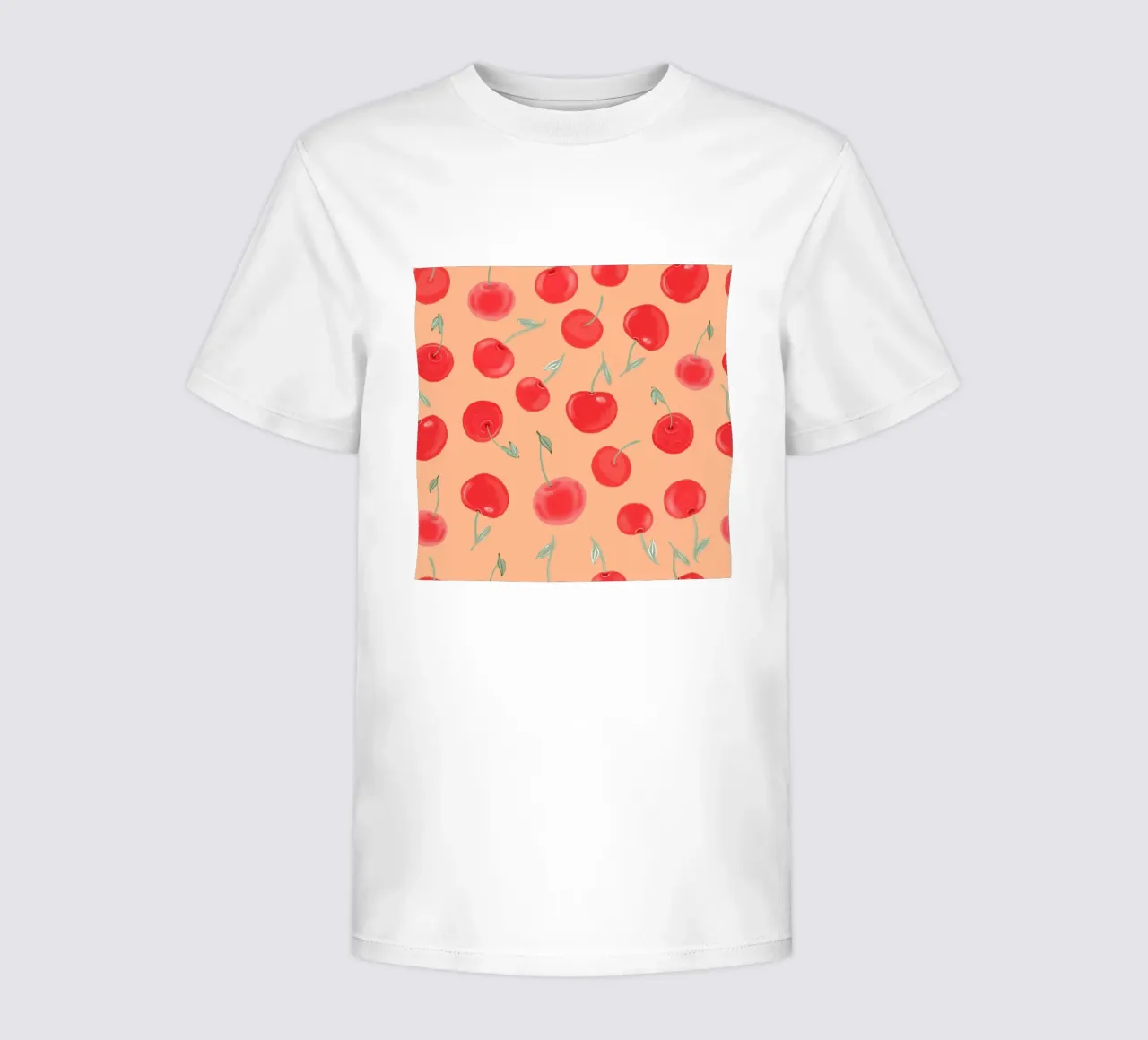 Modello Berry Burst color arancio fragola t-shirt bambini da gulsengunel