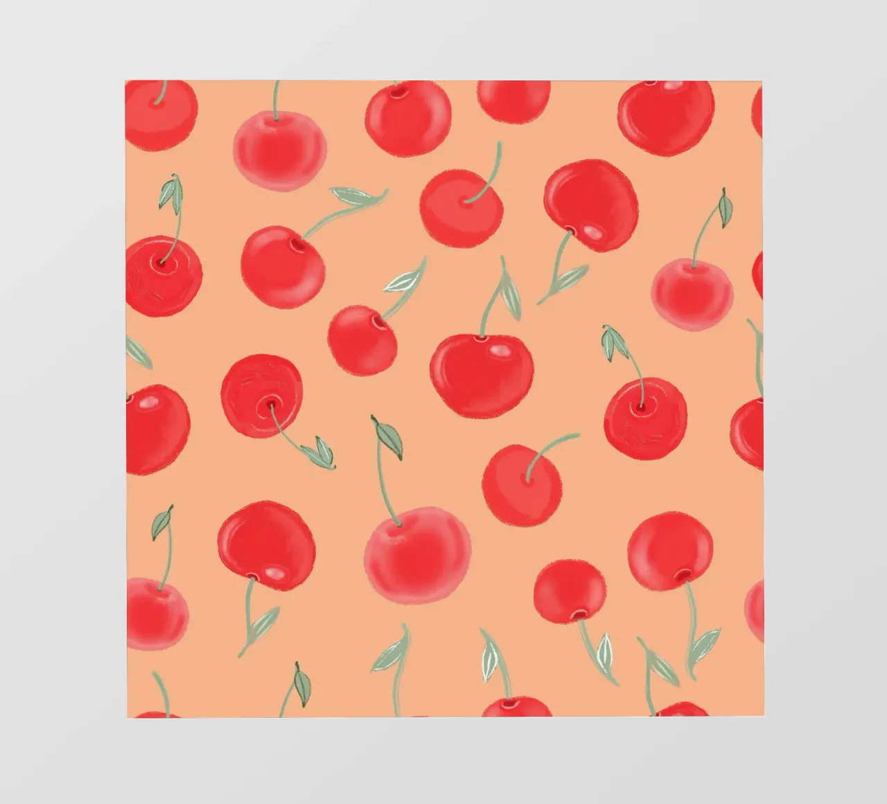Modello Berry Burst color arancio fragola telo in pvc da gulsengunel