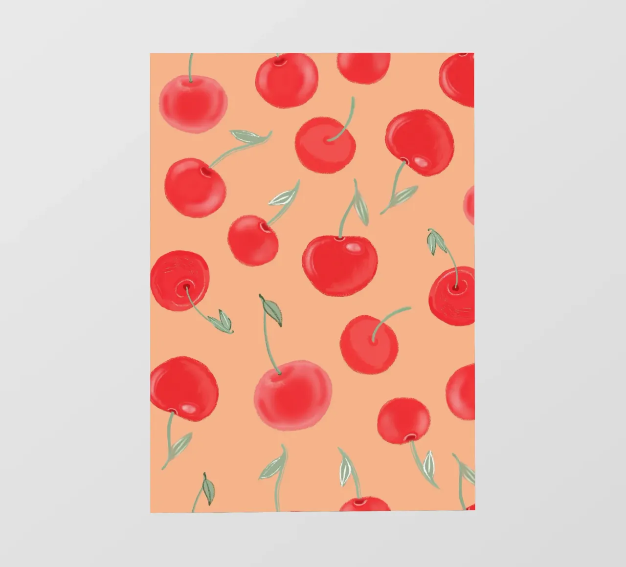 Modello Berry Burst color arancio fragola telo in pvc da gulsengunel