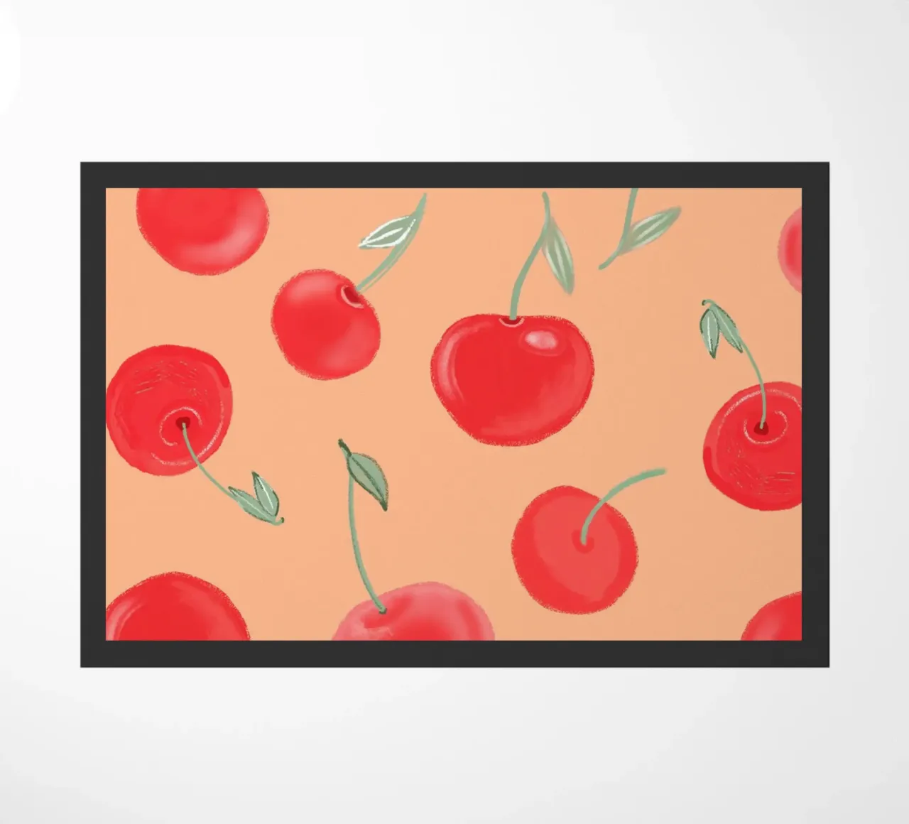 Modello Berry Burst color arancio fragola zerbino da gulsengunel