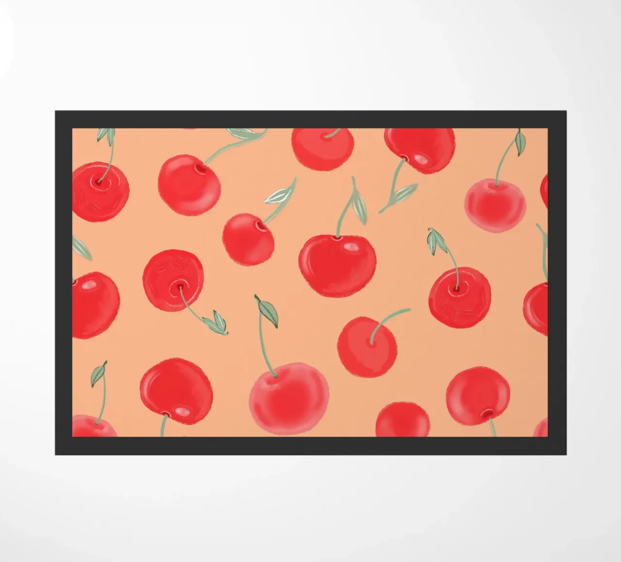 Modello Berry Burst color arancio fragola zerbino da gulsengunel