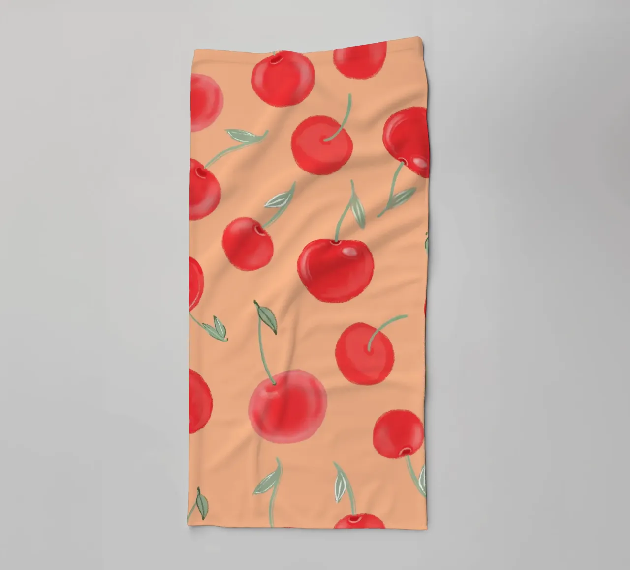 Modello Berry Burst color arancio fragola asciugamano da bagno da gulsengunel