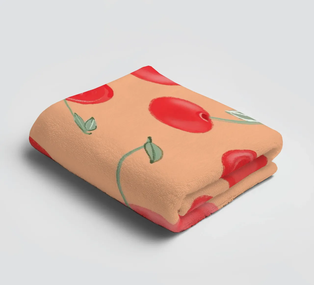 Modello Berry Burst color arancio fragola asciugamano da bagno da gulsengunel