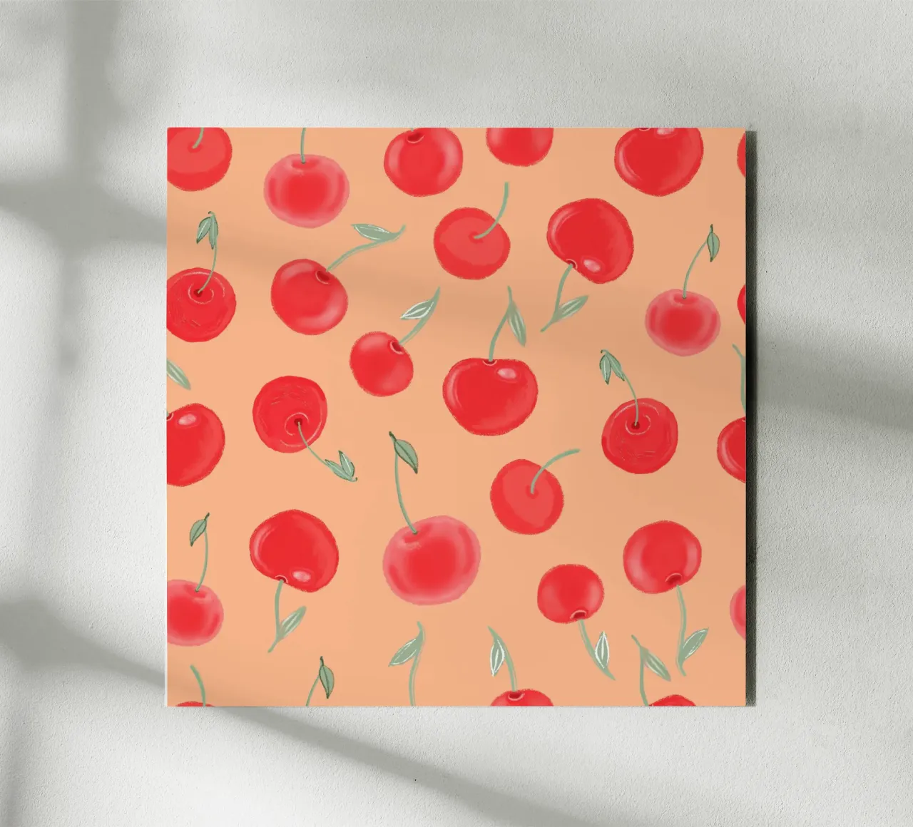 Modello Berry Burst color arancio fragola alluminio dibond da gulsengunel