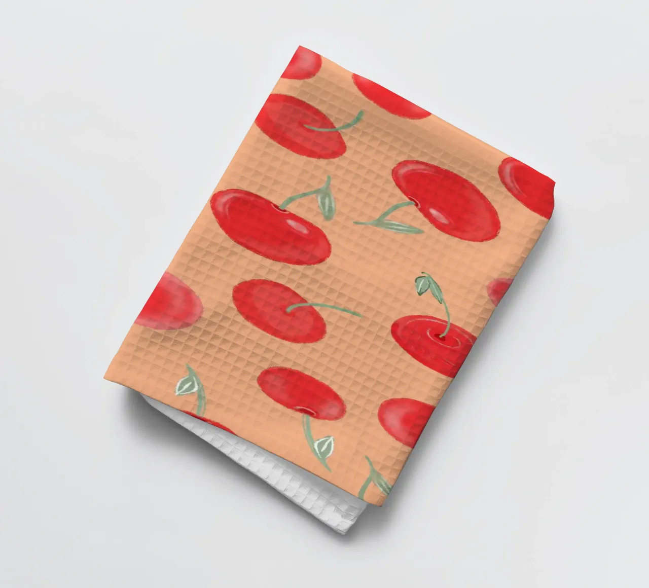 Modello Berry Burst color arancio fragola canovaccio da cucina da gulsengunel