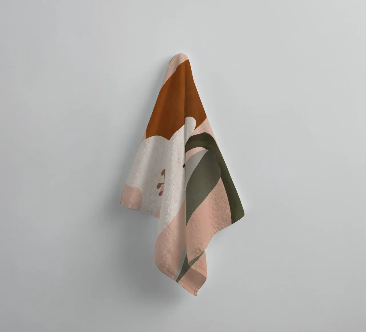 Abstract Minimal Art Flower 2 towel by ThingDesign