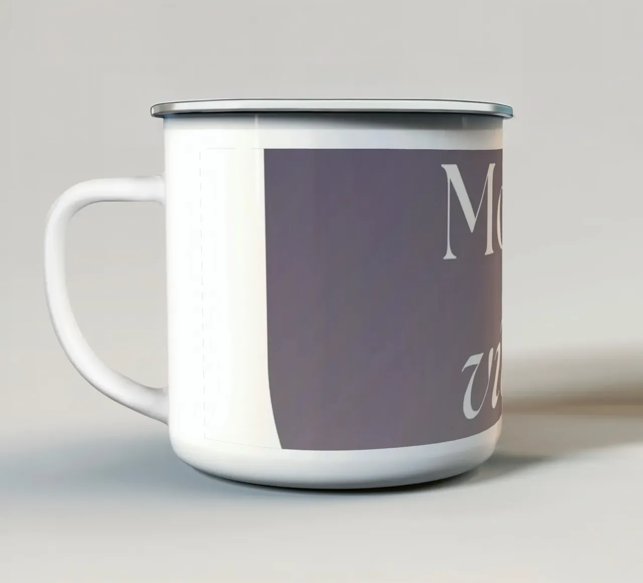 Moon Vibes Emaille Tasse von studio.ladina