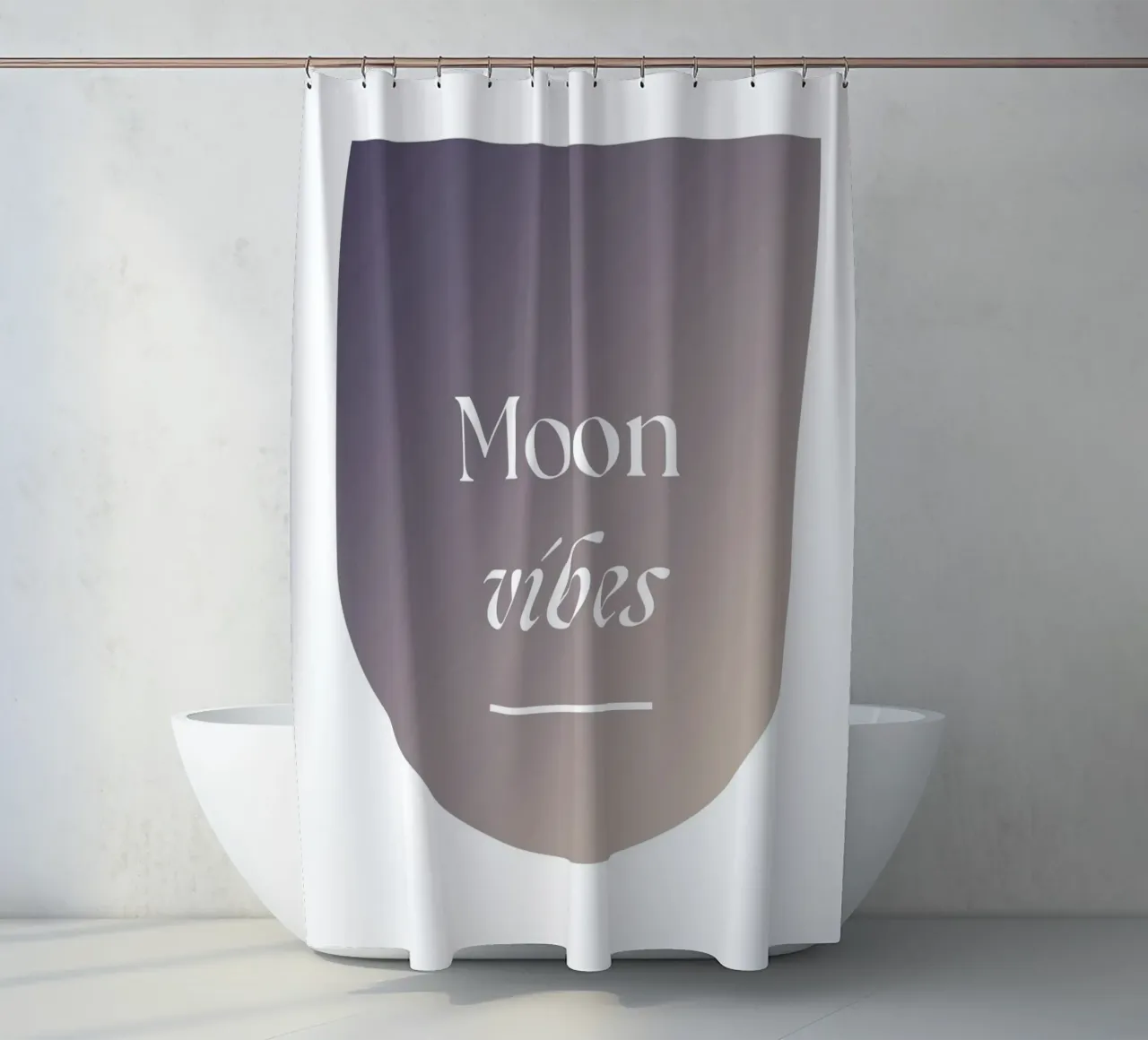 Moon Vibes Duschvorhang von studio.ladina