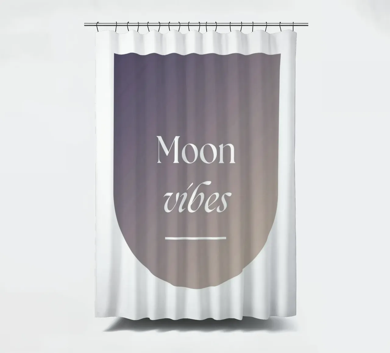 Moon Vibes Duschvorhang von studio.ladina