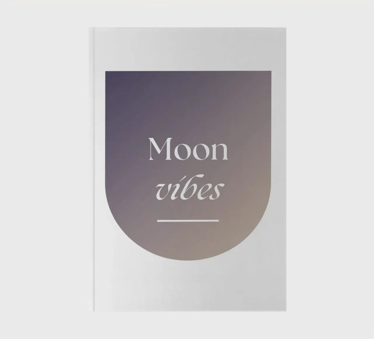 Moon Vibes carnet de notes de studio.ladina